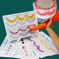 Practice sheets feature over 80 piping techniques for buttercream and royal icing decorating tips. Buy 23 Sheet Cake Decorating Practice Board Icing Drawing Paper Sugarcraft At Affordable Prices Price 4 Usd Free Shipping Real Reviews With Photos Joom