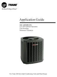 View online or download 1 manuals for trane xl14i. Trane Ssc Apg002 En Application Manual Pdf Download Manualslib