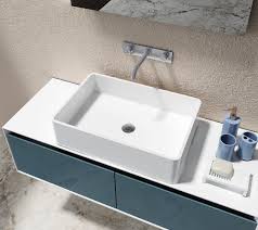 solid surface counter top basin smooth
