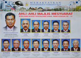 Ahli mesyuarat majlis kerajaan negeri tidak boleh menjalankan pekerjaan, perniagaan atau profesion asal mereka. T E G A N U K I Ta Ahli Ahli Majlis Mesyuarat Kerajaan Negeri Terengganu Darul Iman Penggal Ke 12