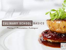 Culinary School Basics Plating Presentation Techniques Culinary School Presentation Techniques Culinary