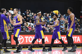 Since becoming a pro team in 1948, the los angeles lakers franchise has made the playoffs 61 times and won a whopping 16 nba titles. South Bay Lakers Basketball Team Makes Big Talk On The Bus Big Talk