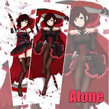 rwby ruby rose anime dakimakura pillowcase hugging body cover 59 pillow case us polybull com polybull com
