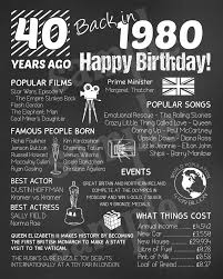 40th Birthday Present Ideas For Him Uk Pin On Bday 40