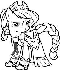 Maybe you would like to learn more about one of these? My Little Pony Applejack Coloring Pages Coloring Home