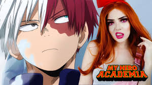 Mha academia hero gender hair anime inequity toru invisible brown same frog dark pink uniform face grass boku smiling. My Hero Academia Cosplayer Turns Up The Heat As Fiery Female Shoto Todoroki Dexerto