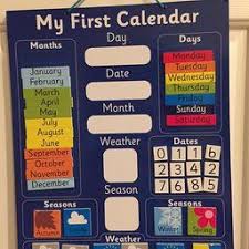 Robot Check Calendar Learning Teaching Supplies