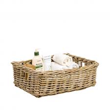 A6 curver nestable plastic rattan organiser storage hobby basket shelf tray pot. Rattan Tray Medium Decorative Storage Baskets