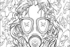 Here S The First Look At Chuck Palahniuk S Coloring Book For Adults Coloring Books Halloween Coloring Book Toddler Coloring Book