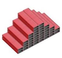 Uxcell Staples for Stapler, 8 Pack 26/6 Standard 1/4 inch Length Staples  for Office Supplies, Red