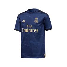 Kaufe real madrid trikot günstig in deutschlands bestem fußballshop. Adidas Real Madrid Kinder Auswarts Trikot 2019 20 Dunkelblau Fussball Shop