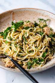 Lemony Canned Tuna Pasta Easy Gluten Free Paleo Recipe Tuna Spaghetti Recipe Spaghetti Recipes Tuna Pasta