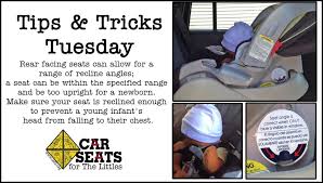 Many Rear Facing Only Seats Have A Range Of Recline Options It S Possible For The Recline Zone To Show Child Passenger Safety Newborn Carseat Carseat Safety