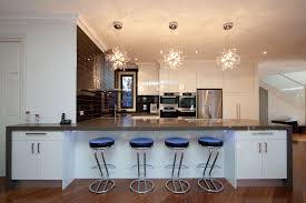 interior unusual kitchen lighting