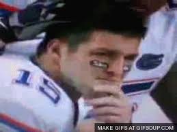 As the game clock expired, the senior quarterback realized that he will not. Tebow Tim Tebow Gif Find On Gifer