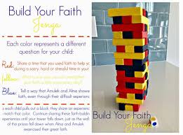 Build Your Faith Family Home Evening Alma And Amulek Includes A Fun Twist On Jenga Your Kids Will Family Home Evening Family Home Evening Lessons Fhe Lessons