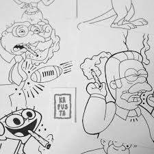 Their record was 3 wins, 6 losses and a tie [syn: Dope Cartoons Serie 2 On Behance