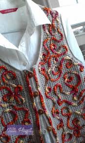 Zincir Isi Yelekte Farkli Bir Dokunus Tig Isi Ceket Yelek Baby Knitting Patterns