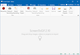 برنامج لعمل الصور المتحركة والكتابه عليها Screentogif الصفحة العربية Drops Image Projects
