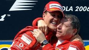 Retiring formula 1 legend michael schumacher, racing in the austin, texas grand prix this weekend, introduced the limited edition audemars piguet royal oak offshore michael schumacher last month. Kabar Terkini Michael Schumacher Komunikasi Masih Sulit Tapi Sudah Bisa Nonton Balapan Di Tv Warta Kota
