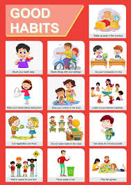 Paper Plane Design Good Habits Educational Charts For Kids Home And School Paper A3 Multicolour