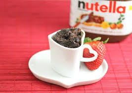 Flourless Nutella Mug Cake Recipe Nutella Recipes Best Nutella Recipes Mug Recipes