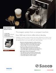 Disassemble and clean all parts in lukewarm water. Hd8927 47 Saeco Super Automatic Espresso Machine Manualzz