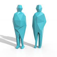 Low Poly People Pack 01 3d Model Download Royalty Free People 3d Models 3d Squirrel Low Poly Poly Royalty Free