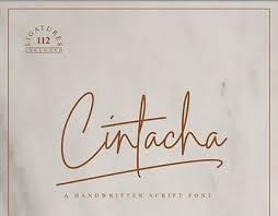 Cursive fonts mimic the style of human penmanship where the letters flow together. Check Out New Work On My Behance Profile Cintacha Script Font Http Be Net Gallery 84507747 Cintacha Script Font