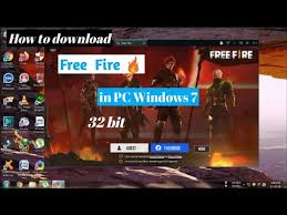 How To Download Free Fire In Pc Windows 7 32 Bit Youtube