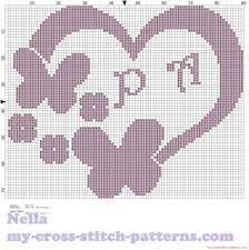 Potete trovare tutti i nuovi schemi inseriti questo mese cliccando qui, potete anche cercare per anno !!! Portafedi Cuore Con Farfalle Monocolore Schemi Punto Croce Gratis Facili Unici Alfabeti Bambini Punto Croce Schemi Punto Croce Gratis Croce Cuore Del Punto