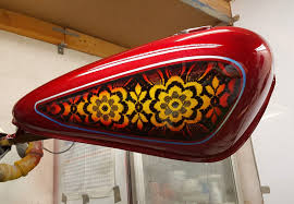 My Diy Painted Bobber Tank Custom Motorcycle Paint Jobs Motorcycle Painting Motorcycle Paint Jobs