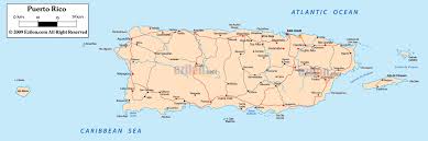 Detailed map of puerto rico with cities. Detailed Political Map Of Puerto Rico Ezilon Maps
