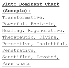Pluto Dominant Astrology Numerology Zodiac Personalities