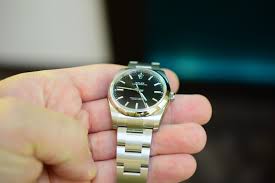 The page you linked has that watch new for $5375 (retail $6300). Hands On Rolex Oyster Perpetual 34mm 2018 Atelier De Griff