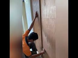 We're professional wood wall paneling modern manufacturers and suppliers in china, providing customized wooden products with low price. Fluted Panel Installation Youtube Decoracao Da Parede Tv Decoracao Sala Tv E Estar Tv Na Parede