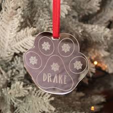 Maybe you would like to learn more about one of these? Personalised Pet Paw Print Mirror Christmas Decoration By Dreams To Reality Design Ltd Notonthehighstreet Com