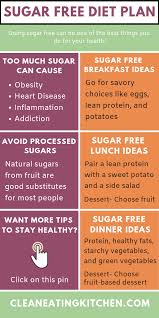 How To Follow A No Sugar Diet Ideas For Sugar Free Snacks