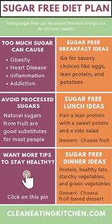 how to follow a no sugar diet ideas for sugar free snacks