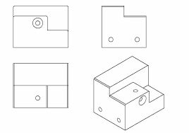 You can bring them into the drawing zone and create your own 3d models. Engineering Drawing Views Basics Explained Fractory
