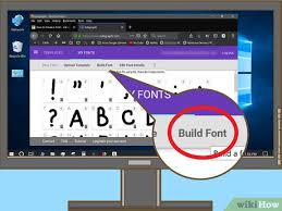 How To Create A Font With Pictures Wikihow