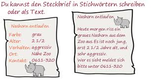Klick dich durch die berufe von a bis z! Steckbrief Schreiben Anleitung Und Erklarung Anleitung Reimann Hoehn