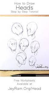 How To Draw The Head From Any Angle Step By Step Tutorial For Beginners Drawing The Human Head Drawings Drawing Tutorial