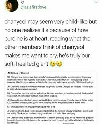 Chanyeol Oppa You Are My Fav My Ideal Type Not Because Of Your Handsome Face But Because Of Your Pretty Heart And Innocent Acts Th Exo Facts Exo Memes Kpop Exo