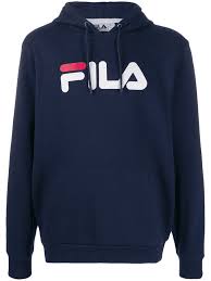 (d/b/a fila) is an italian sportswear manufacturer that designs shoes and apparel founded by ettore and giansevero fila in 1911 in biella, piedmont, italy. Fila Logo Print Hoodie Blue Milanstyle Com