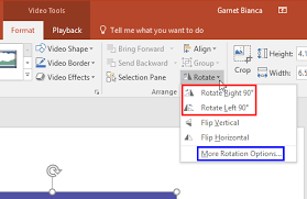 Flip a photo in powerpoint by using the flip feature this first method of how to flip a photo in powerpoint, as the title implies, is that we will flip the photo. Resize Rotate And Flip Videos In Powerpoint 2016 For Windows