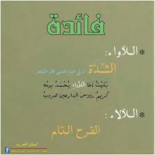 فائدة لغوية اللأواء الألاء Home Decor Decals