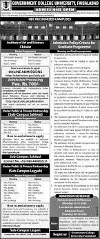 Read about important information on how to apply for an msc eng at dtu. Ma Msc Admission 2021 Schedule Gcuf Faisalabad Learningall