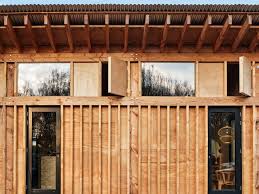 Have an exposed brick wall? Crafted Works Uses Timber Throughout Cabin In The Netherlands
