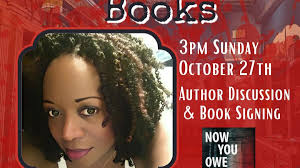 Wolfe & Kron Books presents "Now You Owe Me" author event with Aliah Wright